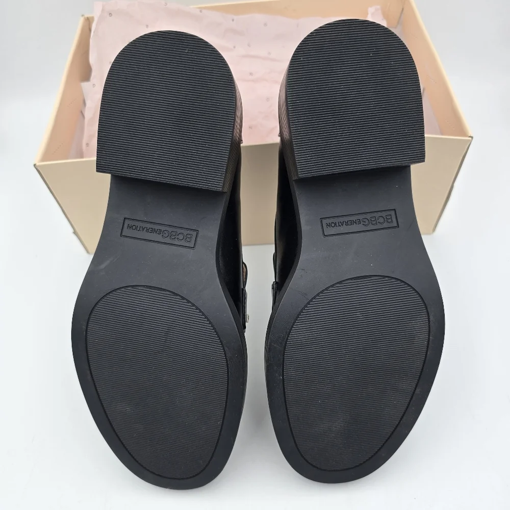 Like-New BCBGeneration Carli Crystal Bit Loafers, Black, 6.5M - Picture 15 of 16